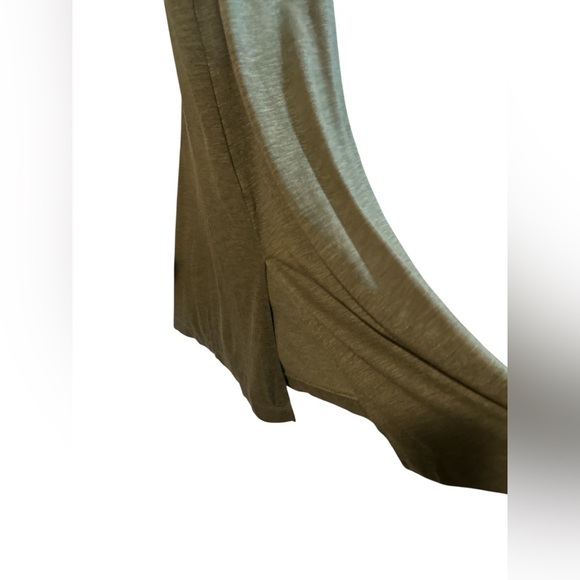 Madewell Olive Green Midi Dress - Picture 3 of 4